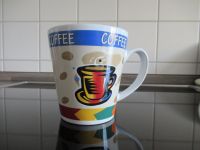 1 Tasse / Becher / Kaffeebecher / Kaffeepott mit Aufdruck COFFEE Leipzig - Connewitz Vorschau