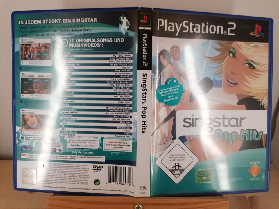 SingStar Pop Hits - Sony PlayStation 2 Spiel - PS2 in Backnang