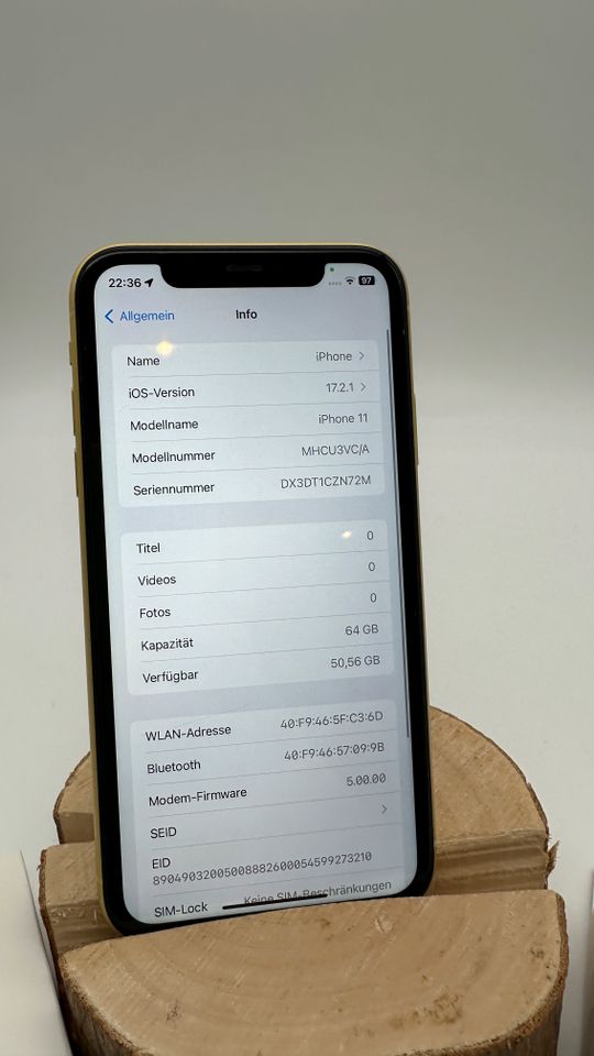 ⚡ Apple iPhone 11 Gelb 64GB - TOP Zustand mit NEUEM Kabel und Net in Fröndenberg (Ruhr)