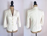 Blazer / Jacke Gr. 36, Laurel cremefarben gemustert mit 3/4 Arm Bayern - Warngau Vorschau