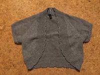 Bolero Strickjacke Gr. S grau Glitzer Hessen - Knüllwald Vorschau