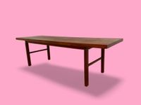 WMK Stilvoller und sehr gut erhaltener großer skandinavischer Couchtisch in Teakholz # Tisch Wohnzimmertisch Coffee Table Mid-Century Vintage Loft Danish Design Scandinavian Teak # Lieferung möglich Friedrichshain-Kreuzberg - Friedrichshain Vorschau