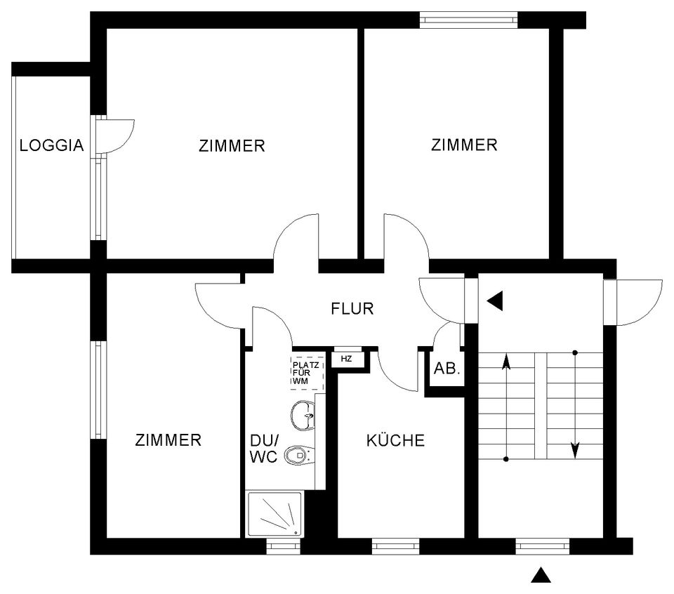 Schicke 3-Zimmer-Wohnung im modernisierten Wohngebiet // 1.OG. links in Wolfsburg
