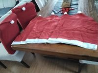 6 rote Stuhlhussen bzw. Stuhlüberzüge für Weihnachten aus Filz Brandenburg - Zossen-Schöneiche Vorschau