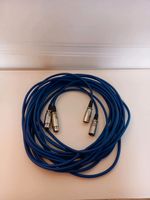 Stage Line XLR Kabel 2x5 Meter / blau / guter Zustand. Nordrhein-Westfalen - Brilon Vorschau