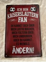 Blechschild: Fußball, Kaiserslautern, Hobby, Fanclub, Deko Rheinland-Pfalz - Carlsberg Vorschau