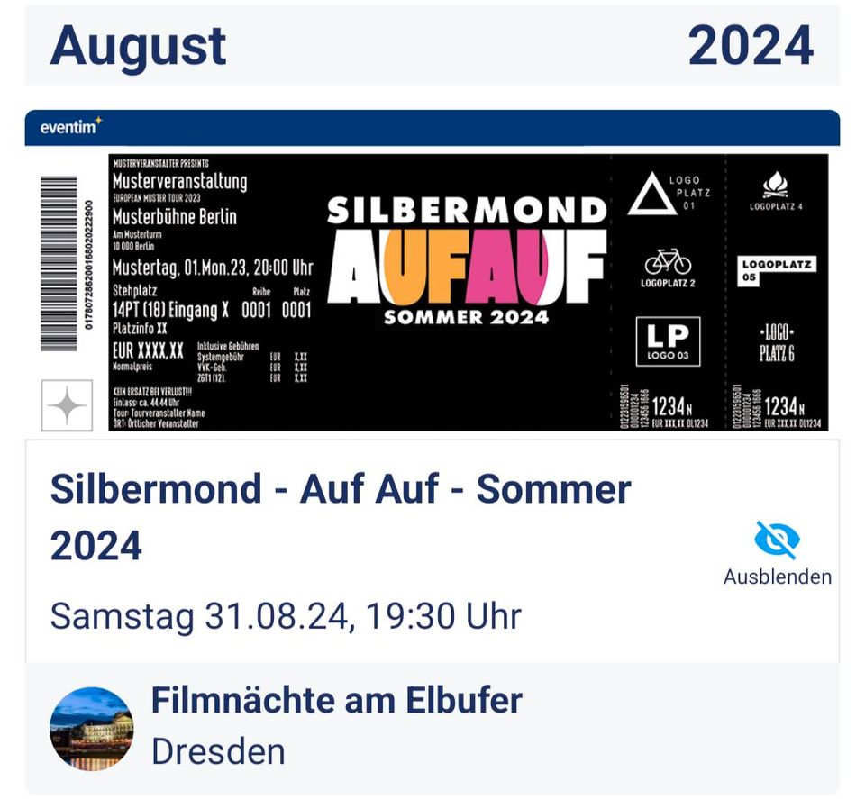 Silbermond Tour 2024 in Dresden in Münchenbernsdorf