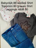 2 Langarmshirts und Jeans/jeggings H&M Gr. 80 Kr. München - Taufkirchen Vorschau