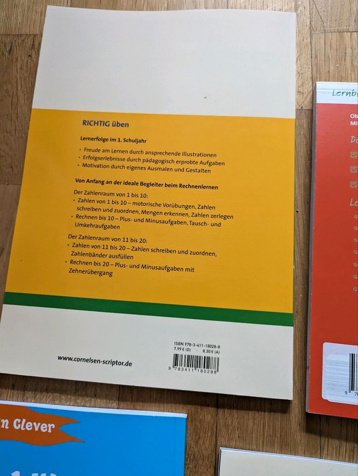 Lernhefte Mathe, Deutsch, Sachkunde 9 Stück Neuwertig 1. Klasse in Erfurt