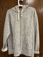 Hoodie Sweatjacke Hollister Größe M grau beige meliert Bayern - Altertheim Vorschau