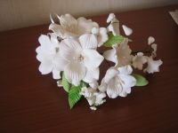 weißes Blumenbouquet Lilien, Hochzeitsdeko, Tortendeko Wandsbek - Hamburg Rahlstedt Vorschau