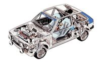 FORD FIESTA XR2 MK1 Rally Schnittbild Kunstdruck 100x70cm €39.-* Niedersachsen - Gifhorn Vorschau