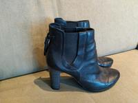 Damenstiefeletten muss gr.41 Leder schwarz boho Hippie Nordrhein-Westfalen - Hückelhoven Vorschau