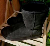 UGG damen Lammfellstiefel gr.40 schwarz West - Unterliederbach Vorschau