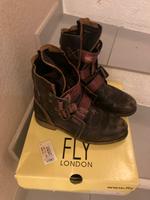 Fly London Stiefel schwarz used Look gewollt Gr. 39 Schleswig-Holstein - Lübeck Vorschau