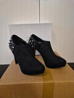 Schwarze Nieten Highheels gr. 39 Plateau Party Bayern - Ingolstadt Vorschau