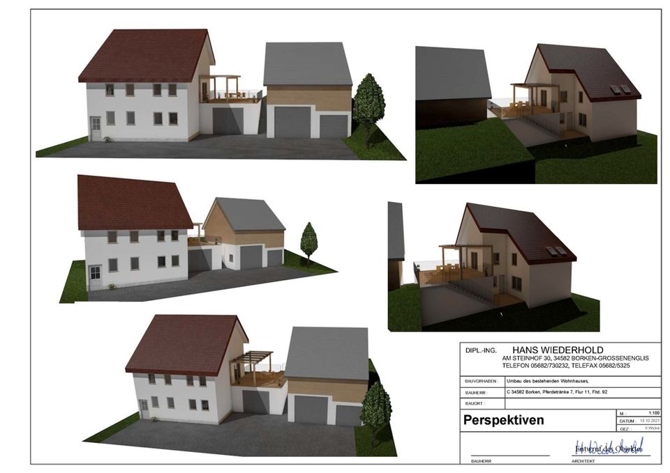 Kernsanierungsbedürftiges Ein-/Zweifamilienhaus EG und OG mit Garage! Zentrale Lage in Borken/Hessen in Borken