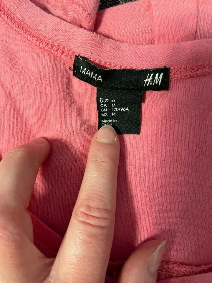 Umstands T-Shirt • Schwangerschaft • rosa • H&M • Gr. M in Heidesheim