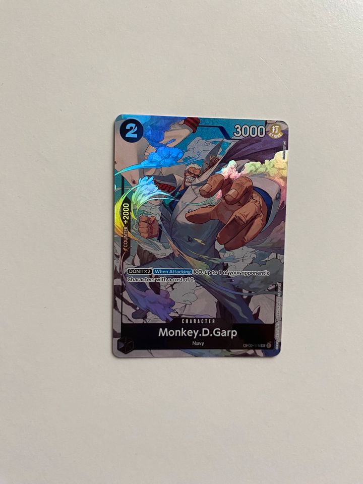 Garp Alt Art | One Piece Card Game | Paramount War Karte Holo in München