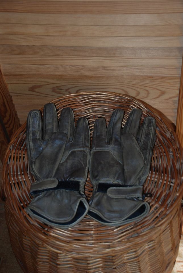 Handschuhe Bikerhanschuhe braun Größe L in Oerlenbach