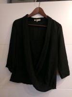 Bluse Chiffon Wickelbluse schwarz Gr. M mit eingenähtem top Bayern - Viechtach Vorschau