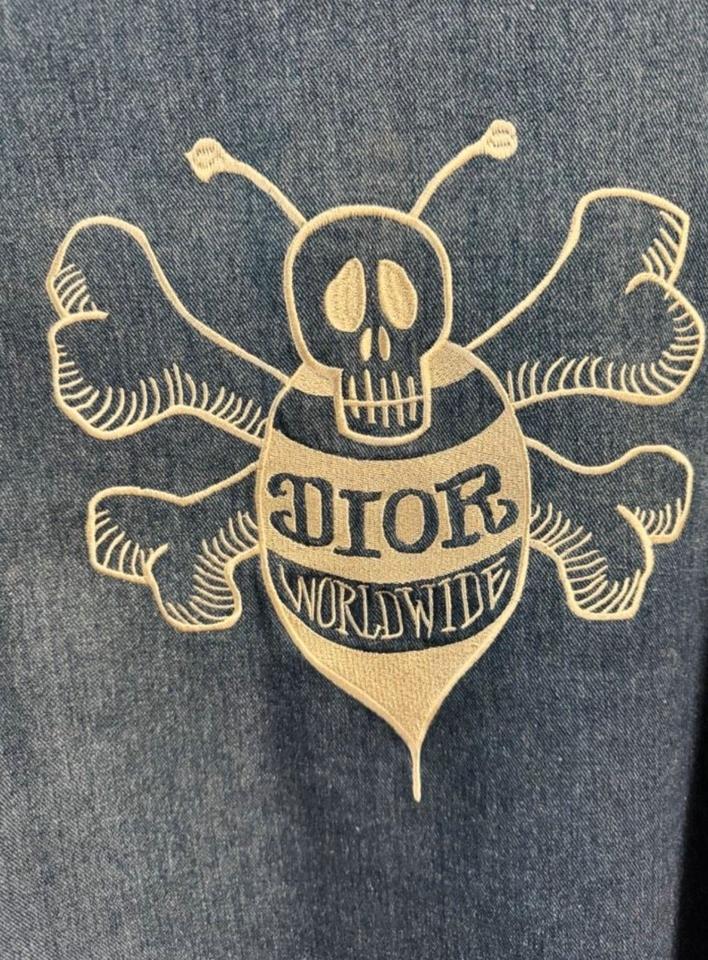Christian Dior Jeans Denim Jacke Hemd Dior x Stussy NP 1600 € in Offenbach