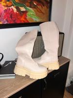 Stiefel Größe 38 beige Nordrhein-Westfalen - Mönchengladbach Vorschau