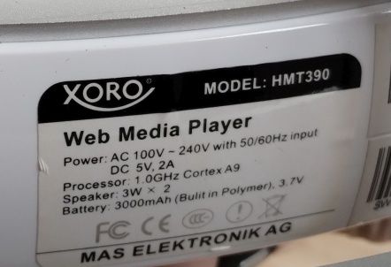 XORO HMT390 Soundpad in Wirchensee Försterei