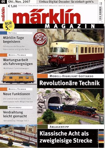 Märklin Magazin Jahrgang 2007 komplett in Eutingen