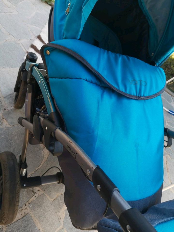 Knorr Voletto Kinderwagen Sportwagen Babywanne Kaiser Fußsack in Berglen