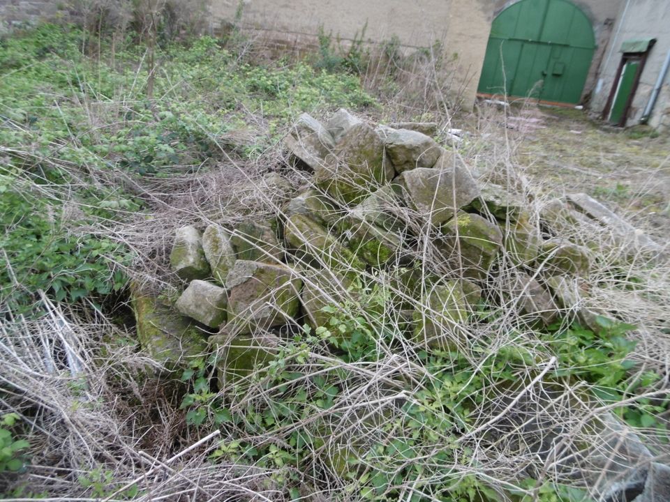 ca. 8 Tonnen bearbeitete gebrauchte Sandsteine in Querfurt