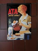 Metallschild Blechschild Retro ATA putzt alles Hessen - Mühltal  Vorschau