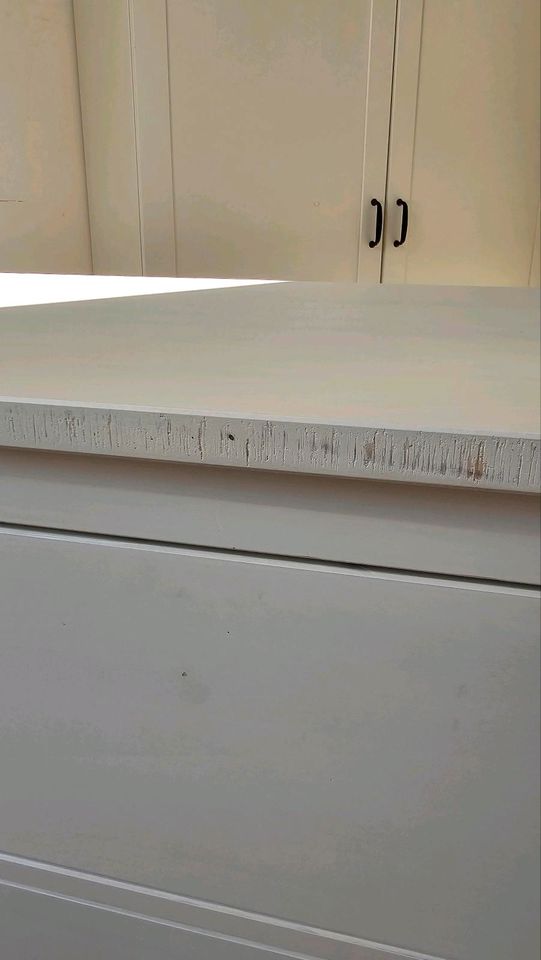 HEMNES Kommode mit 3 Schubladen, weiß gebeizt, 108x96 cm in Netphen