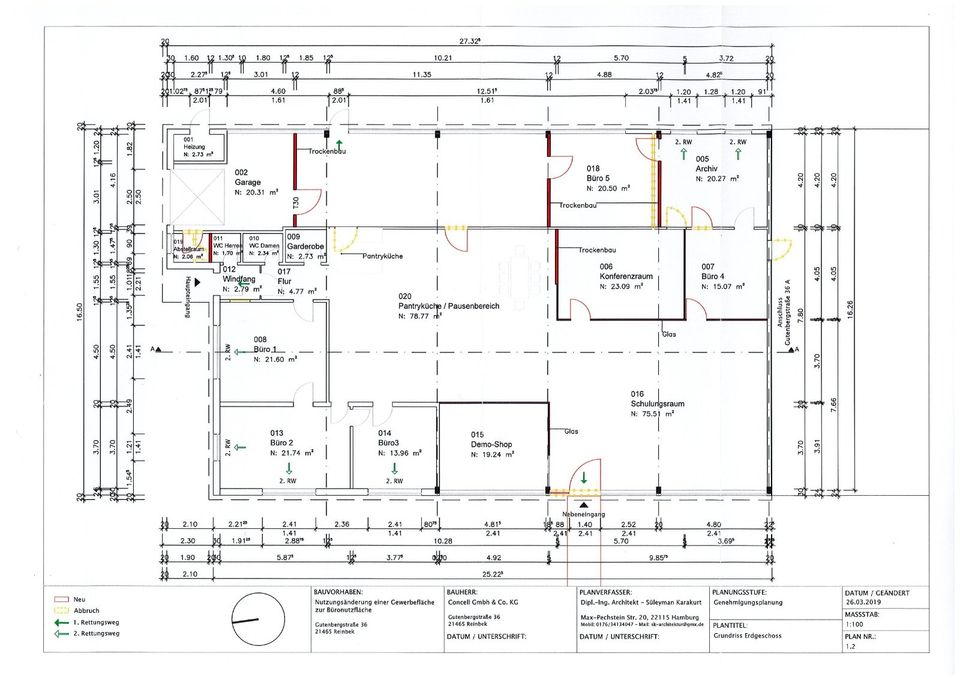 Repräsentative, vielseitig nutzbare und erweiterbare Gewerbefläche in Reinbek bei Hamburg in Reinbek