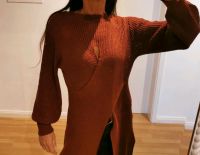 Strickpullover Kleid gr. S 36 cut out braun cognac matrix Hamburg - Bergedorf Vorschau