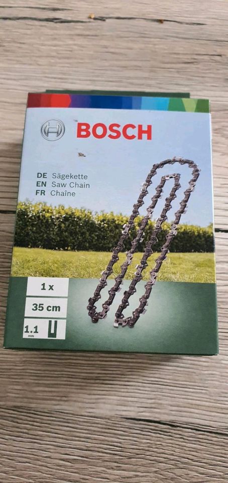 Neue Bosch Sägekette in Lenting