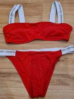 Größe M Calvin Klein Bikini Damenbikini rot weiß Bayern - Buchloe Vorschau