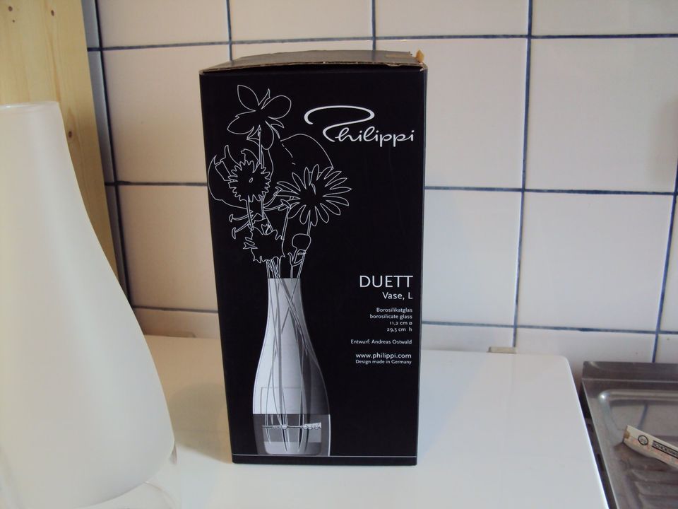 Design Blumenvase Philippi Duett L Art Borosilikatglas Floristik in Berlin