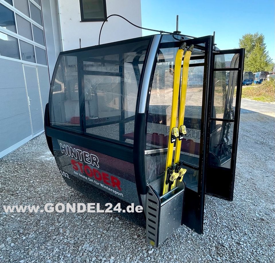 6-er Gondel Hössbahn Hinterstoder Kabine Liftgondel Seilbahn Skigondel Alm Lift Ski Hütte Alpen Österreich Schweiz Bergbahn Telefonzelle Sessellift Gondel24.de ( kaufen mieten vermieten rent ) in Oberhaching