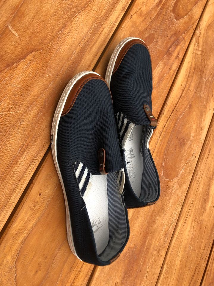 Rieker Sneaker blau Weiß Maritim Gr.38 ❤️ in Dortmund