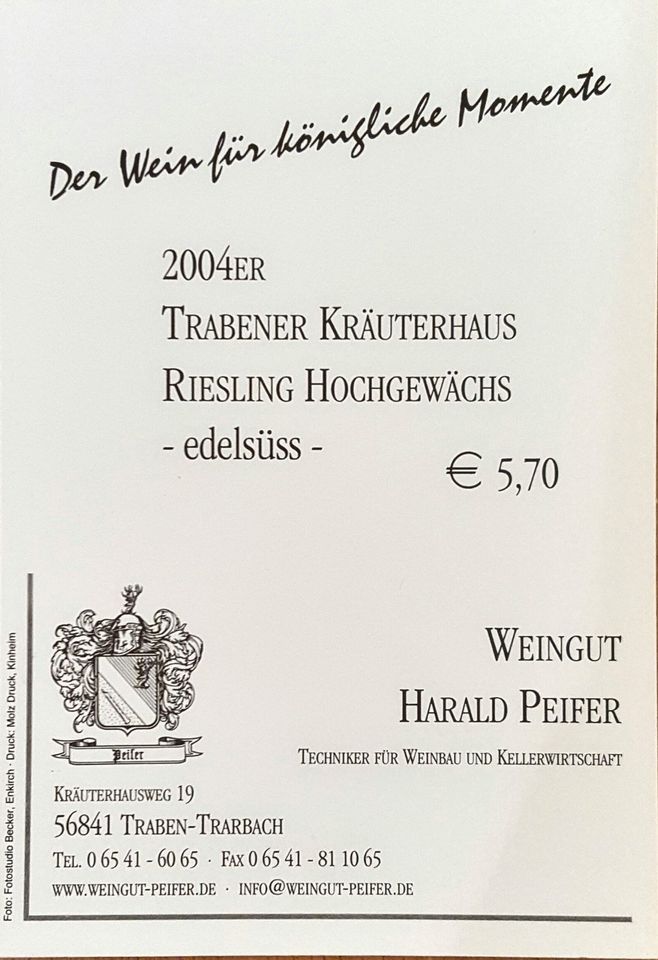 Stadtweinkönigin Traben-Trarbach 2005/2006 Kim I Original Autogra in Nürnberg (Mittelfr)