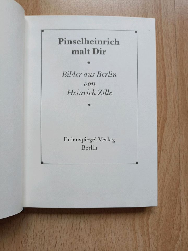 Pinselheinrich / Bilder aus Berlin von Heinrich Zille in Ingolstadt