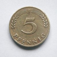 5 Pfennig Bank Deutscher Länder 1949 D Niedersachsen - Bad Bentheim Vorschau