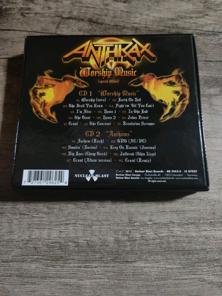 Anthrax worship music u. Anthems Special Edition CD in Krempe