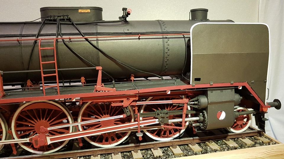 Kartonmodell Dampflokomotive Pt47 in Jena