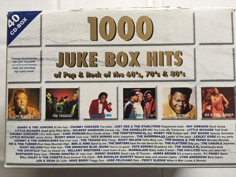 1000 Juke Box Hits auf 40 CD´s ein wundervoller Genuss in Köln