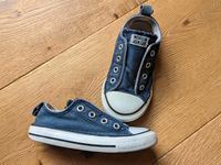 Chucks Converse 24 (wie 25) blau Jeans mit Klettverschluss Bayern - Aichach Vorschau