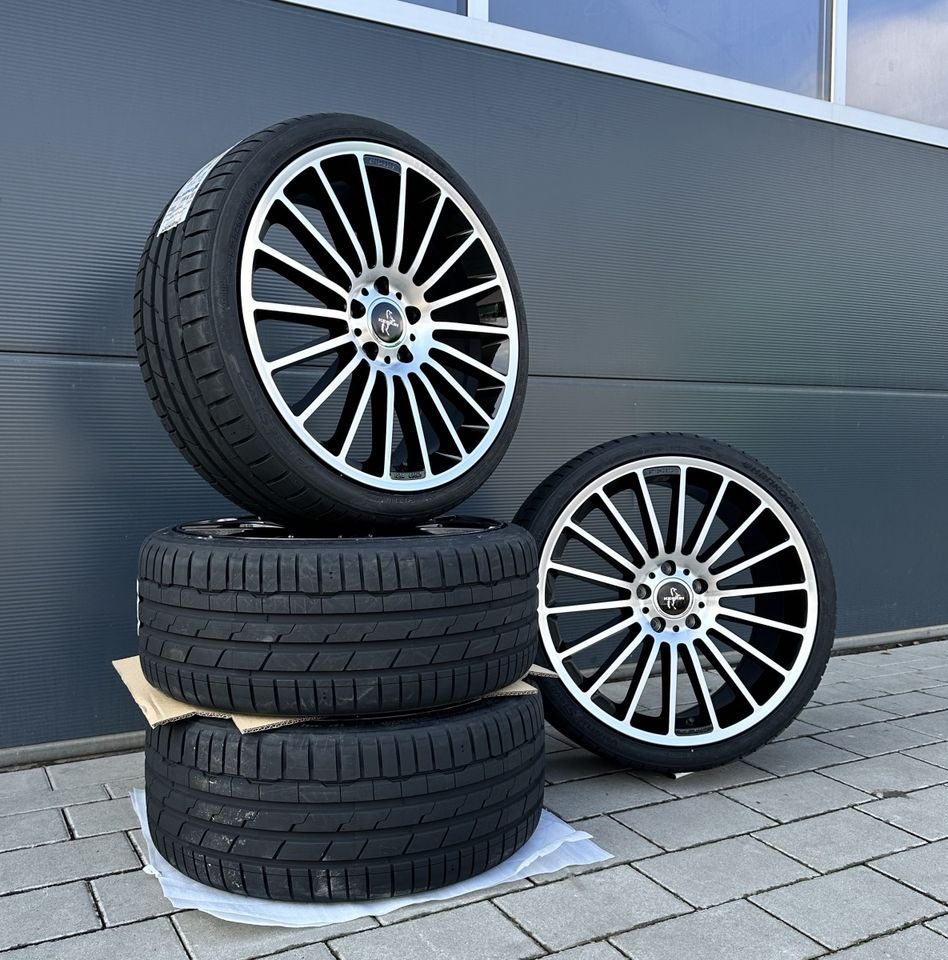 Keskin KT15 19 Zoll Sommerräder für Audi Seat Skoda VW Q3 RSQ3 F3 Q4 A6 S6 F2 C8 A8 4H Q5 8R Tiguan 5N Tarraco Kodiaq KN FR Felgen Reifen Räder silber Performance Sommerreifen ABE CDI Kompletträder in Neckarsulm