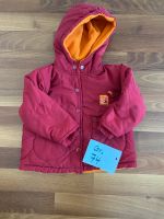 Rote Jacke mit orangefarbenem Futter, Gr. 74 Stuttgart - Feuerbach Vorschau