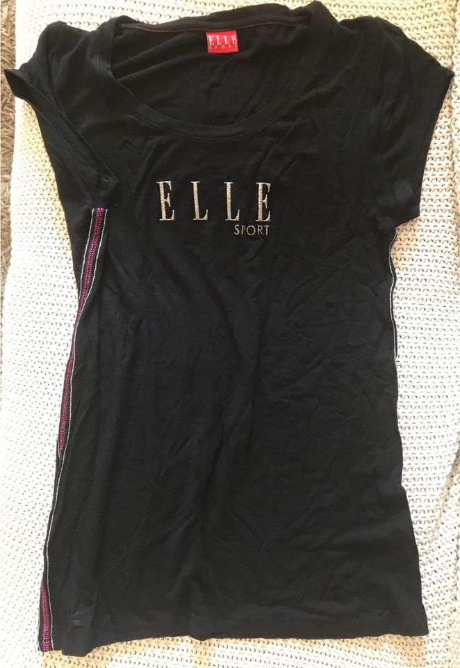 ELLE Sport Damen T-Shirt Gr. M / 38 EUR Schwarz in Bremen